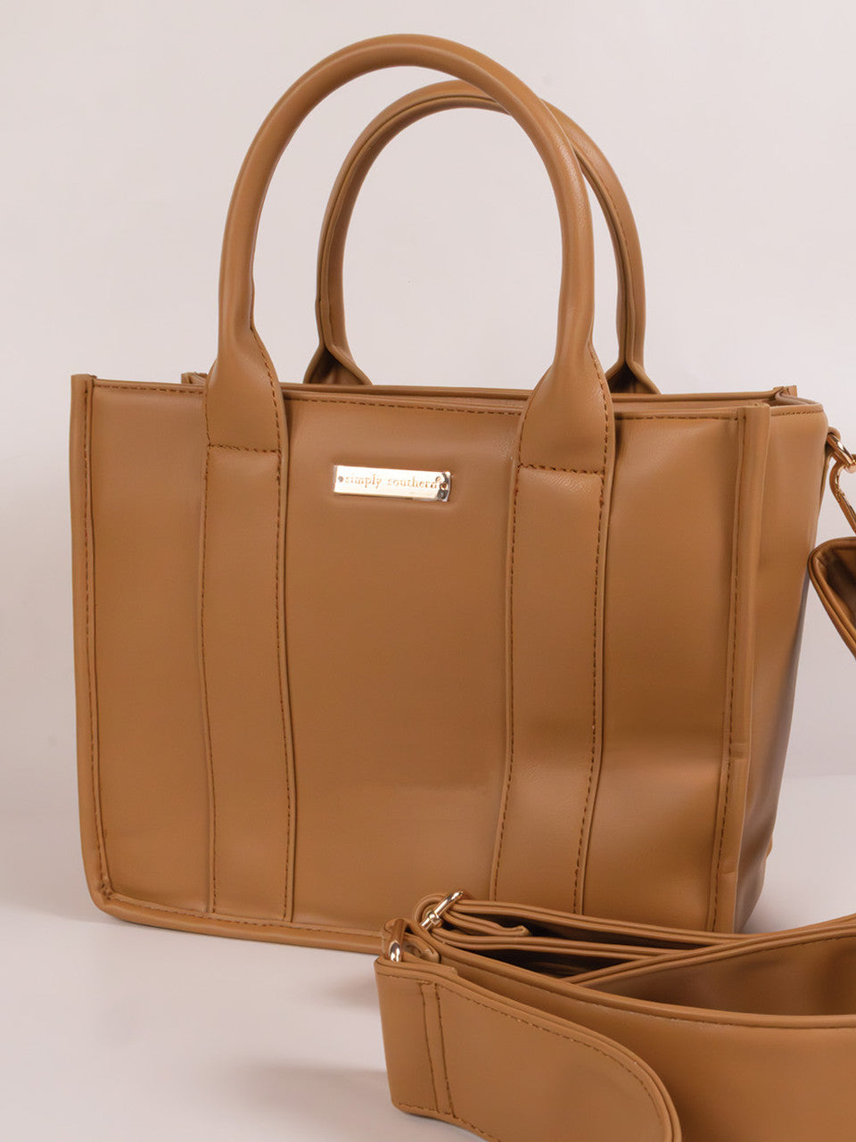 The Harbor Crossbody Purse: Brown