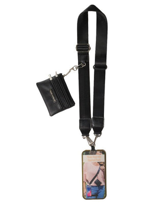 Simply Southern: Crossbody Phone Wallet Strap - Black Fabric