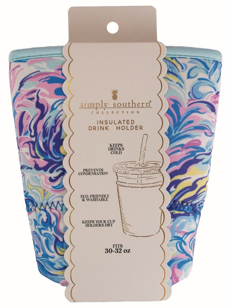 Insulated Drink Holder - Water Color