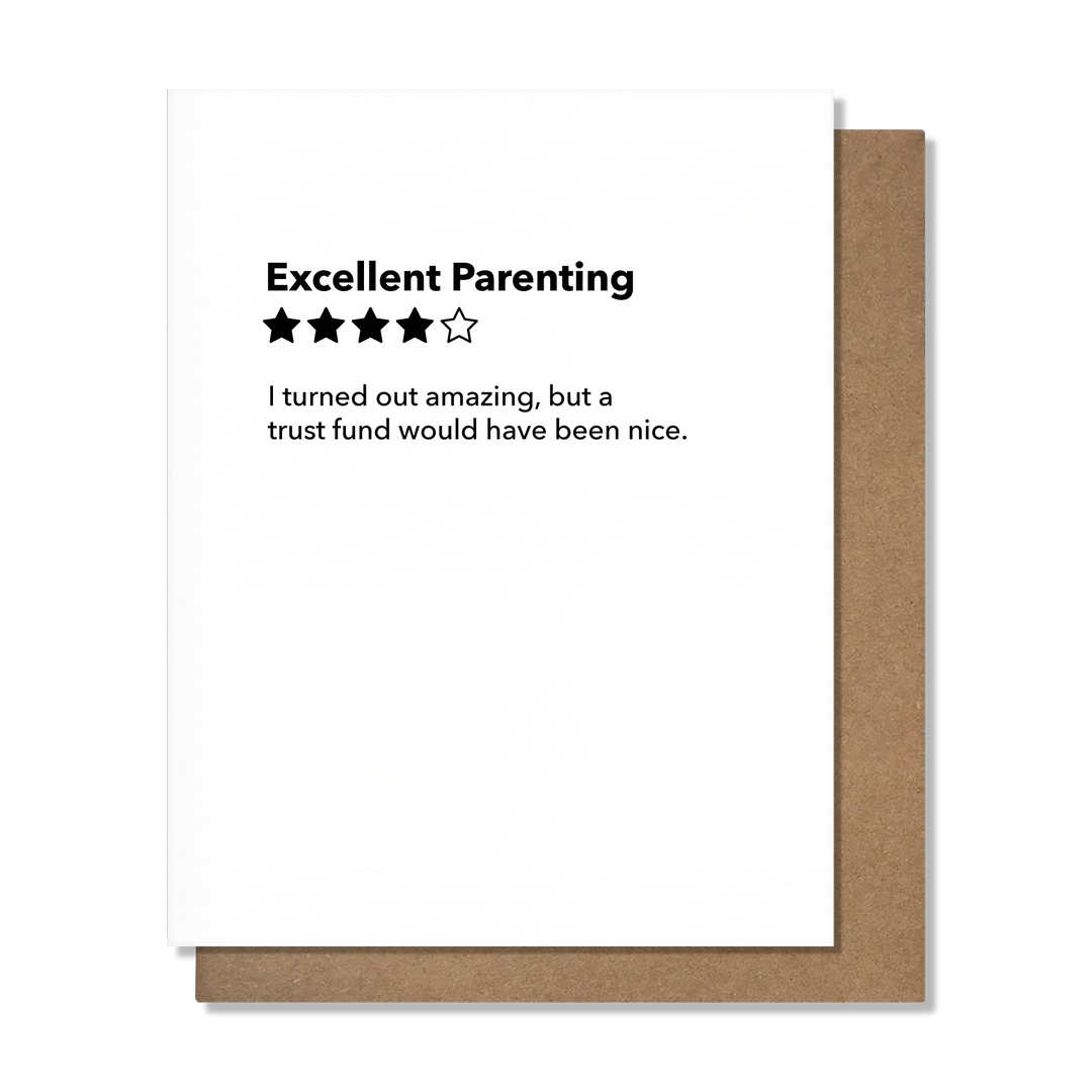 Excellent Parenting - Parent Card