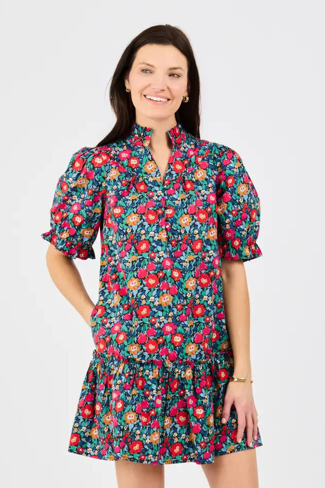 Mary Square: Daphne Painted Tapestry Dress