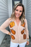 Simply Southern: Pumpkin Sequin Cardigan