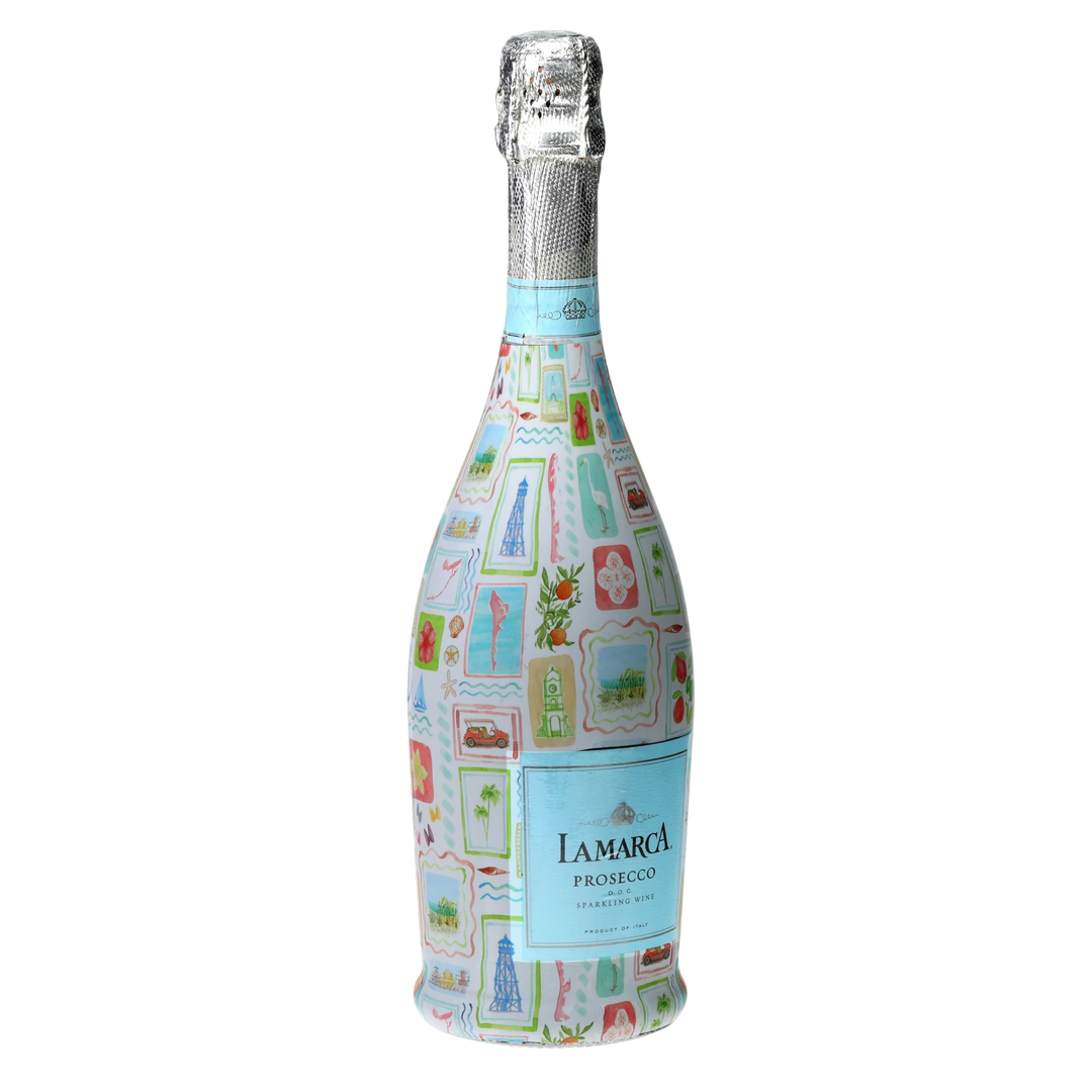 Beau Bottles Little Blue Designs From FL with Love - Prosecco Collection