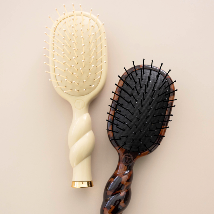 Mini Detangler Brush for Medium Hair - Tan