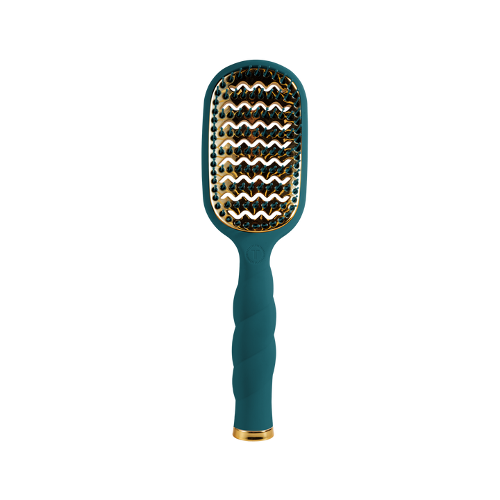 Vented Hair Brush - Teal With It
