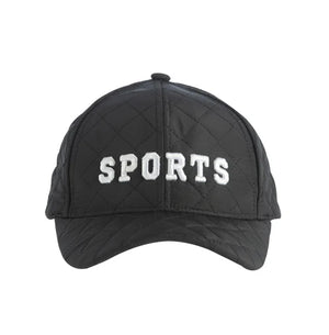 Black Sports Hat - Black