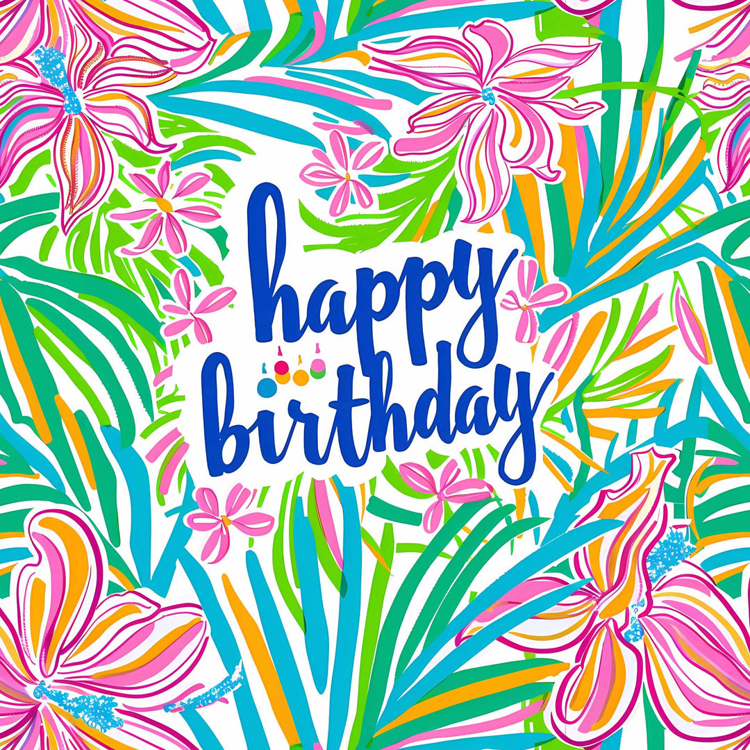 Beau Bottles Happy Birthday Floral - Champagne Collection