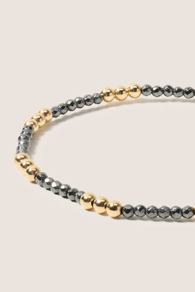 enewton: Joy Faceted Hematite 2mm Bracelet