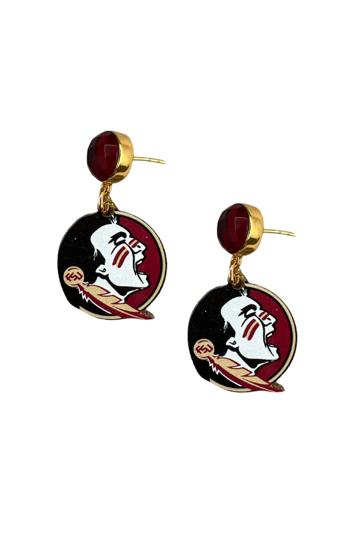 Florida State Mini Seminoles Earrings