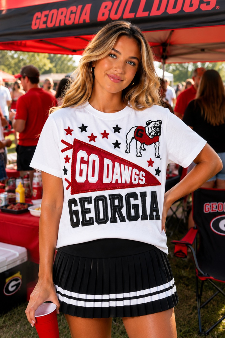 Georgia Pennant Sparkle T-Shirt