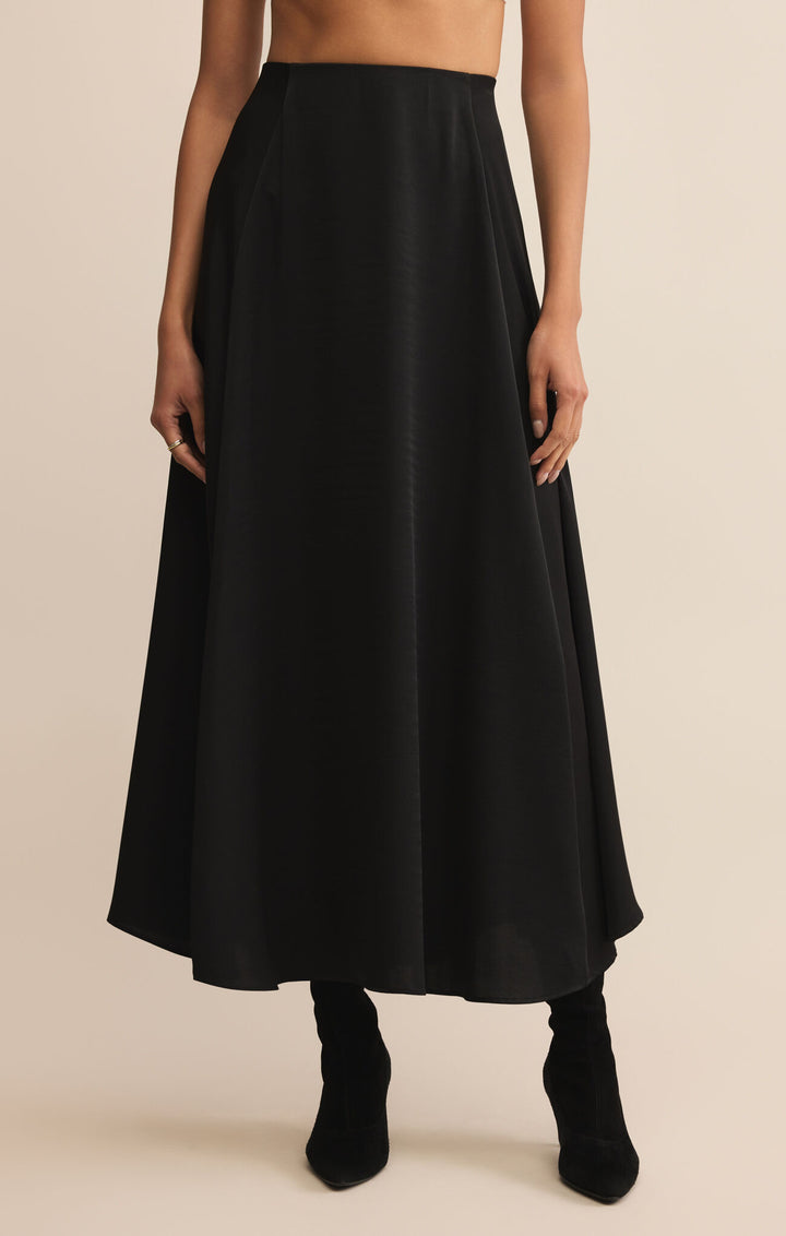 Z Supply: Northpointe Midi Skirt - Black