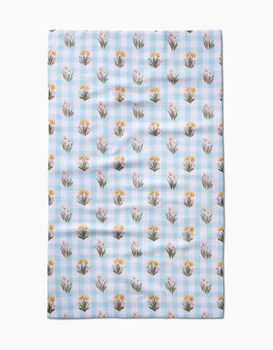 Picnic Plaid Blue Tea Towel