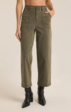 Z Supply: Bobbi Washed Pant - Grape Leaf