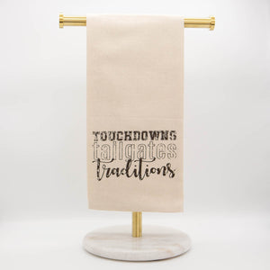 Touchdowns Tailgates Traditions Hand Towel