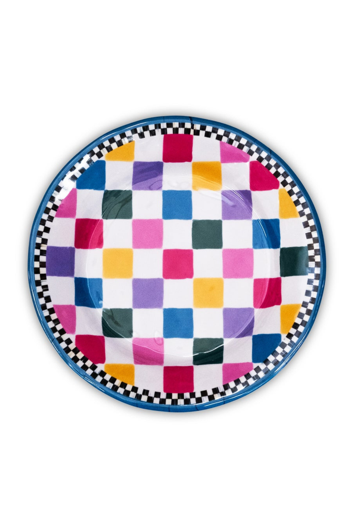 MacKenzie Childs: Jamboree Melamine Dinner Plates, Set of 4