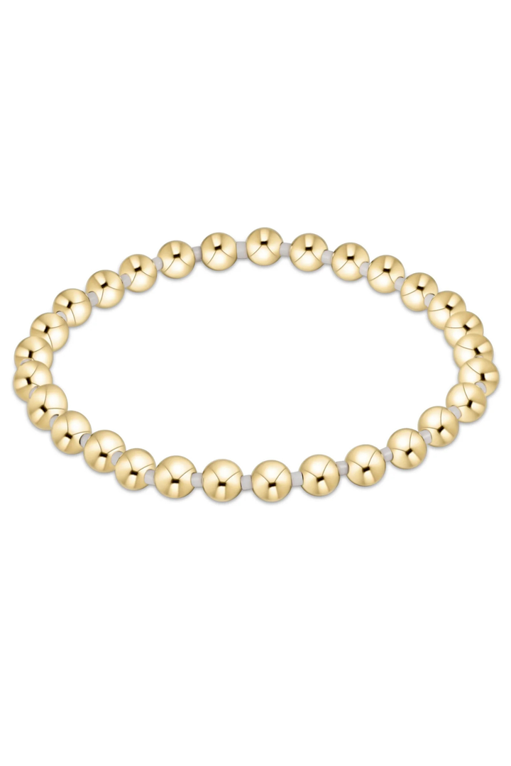 enewton: Gameday hope grateful 5mm bead bracelet - white