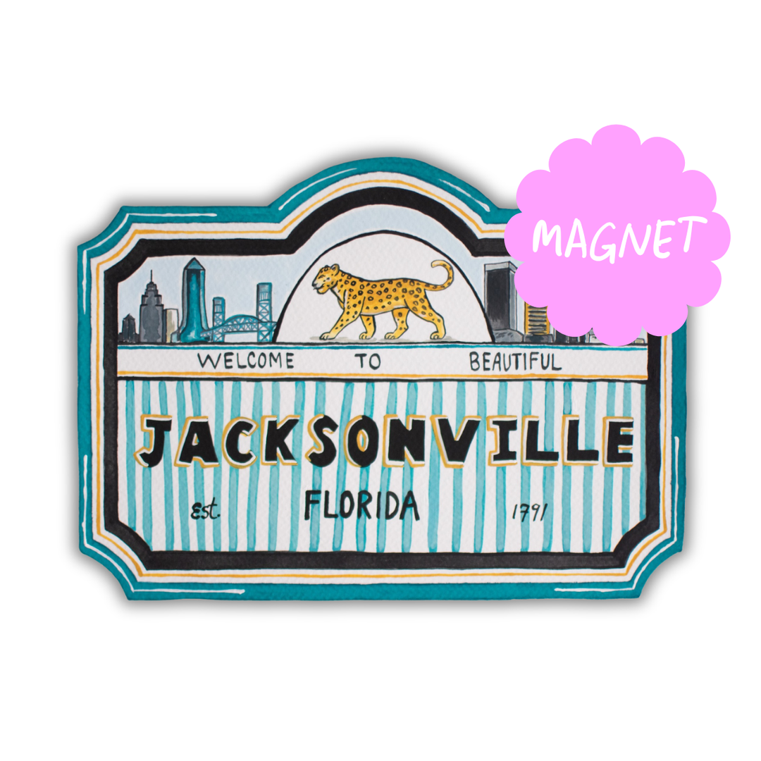 Jacksonville Sign Magnet