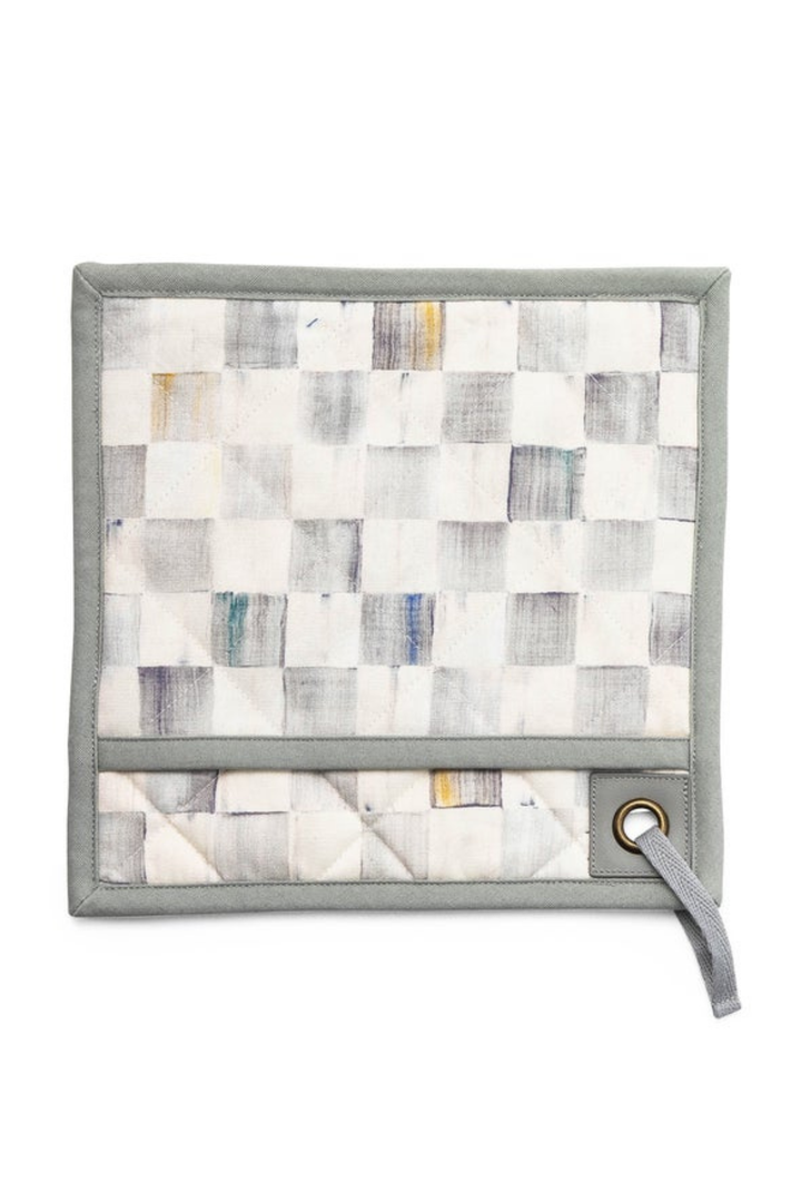 MacKenzie Childs: Sterling Check Bistro Potholder