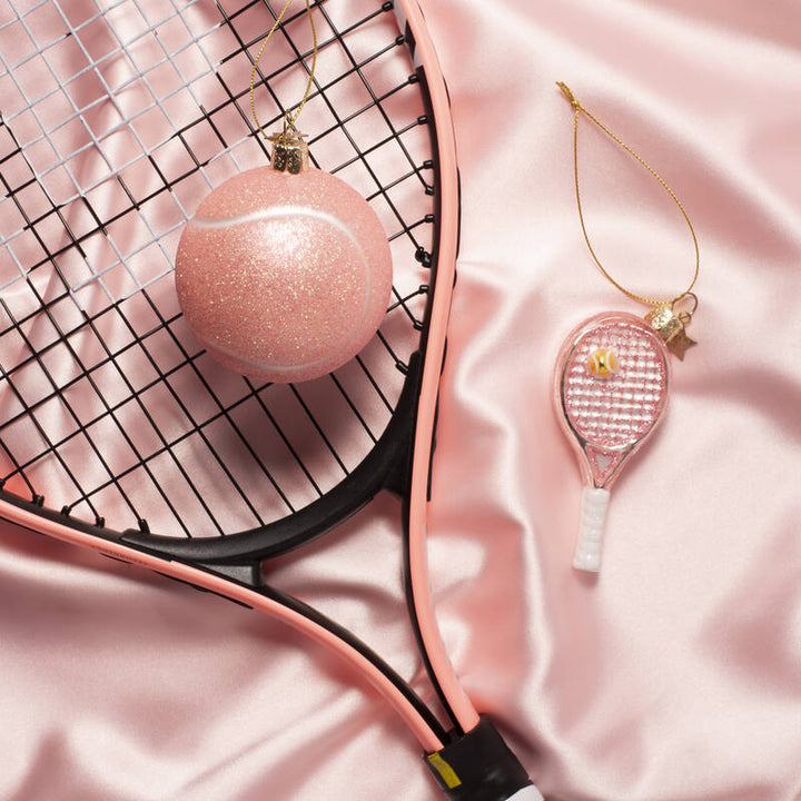 Vondels: Soft Pink Tennis Ornament