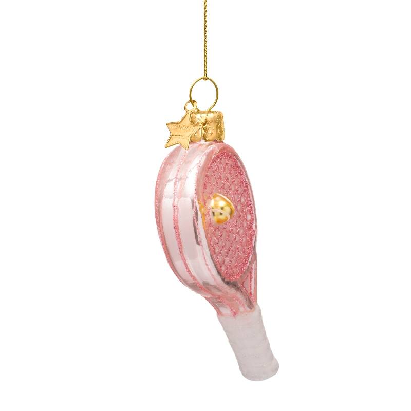 Vondels: Soft Pink Tennis Ornament
