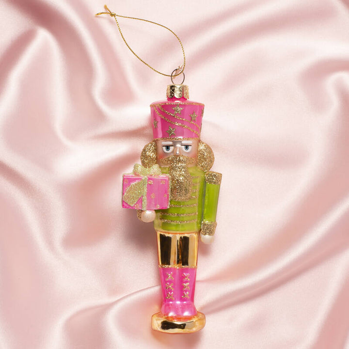 Vondels: Pink/Green Nutcracker Ornament
