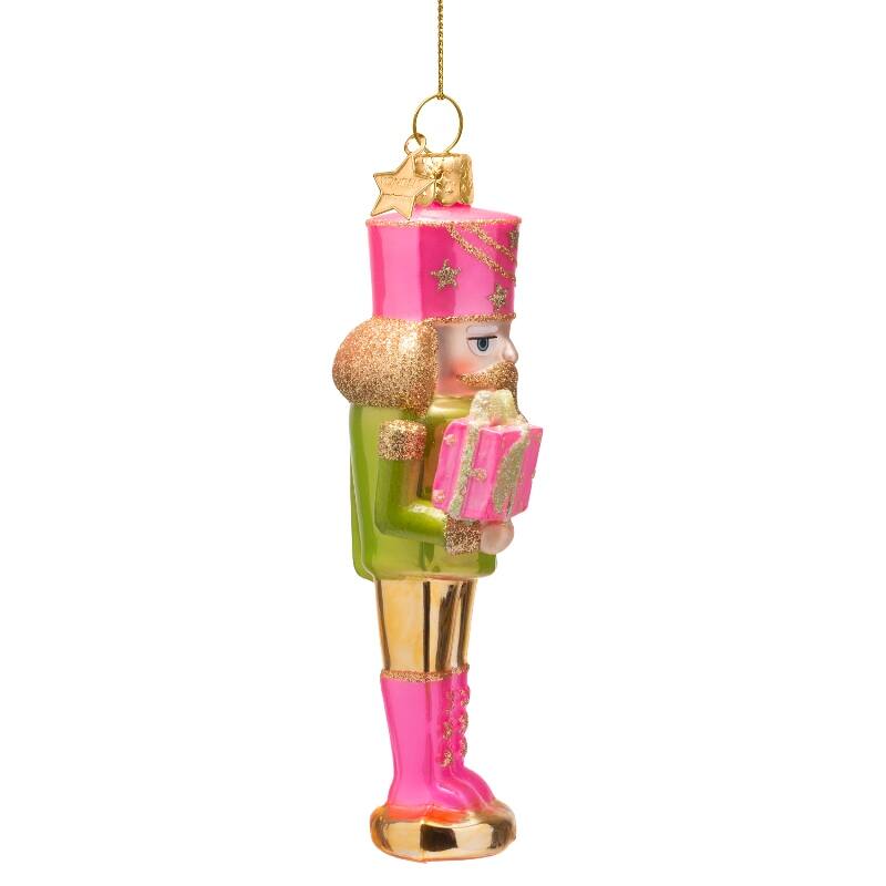 Vondels: Pink/Green Nutcracker Ornament