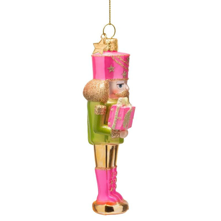 Vondels: Pink/Green Nutcracker Ornament