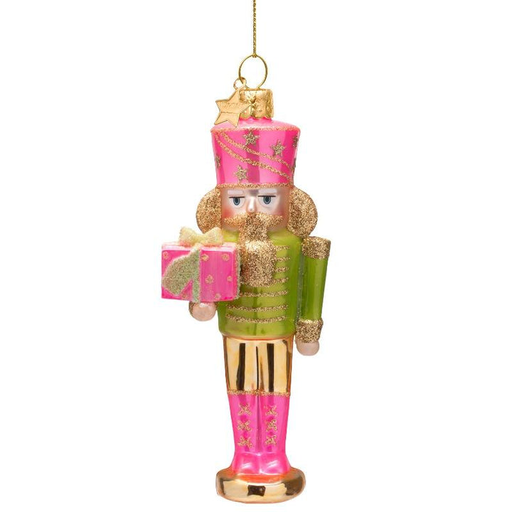 Vondels: Pink/Green Nutcracker Ornament