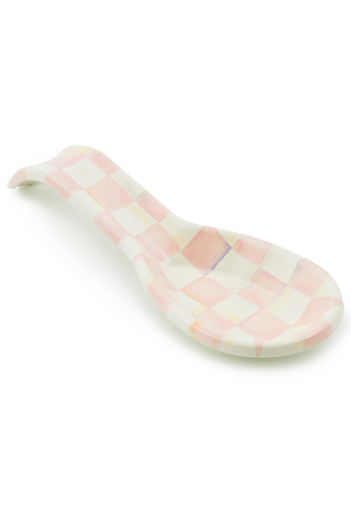 MacKenzie Childs: Rosy Check Spoon Rest