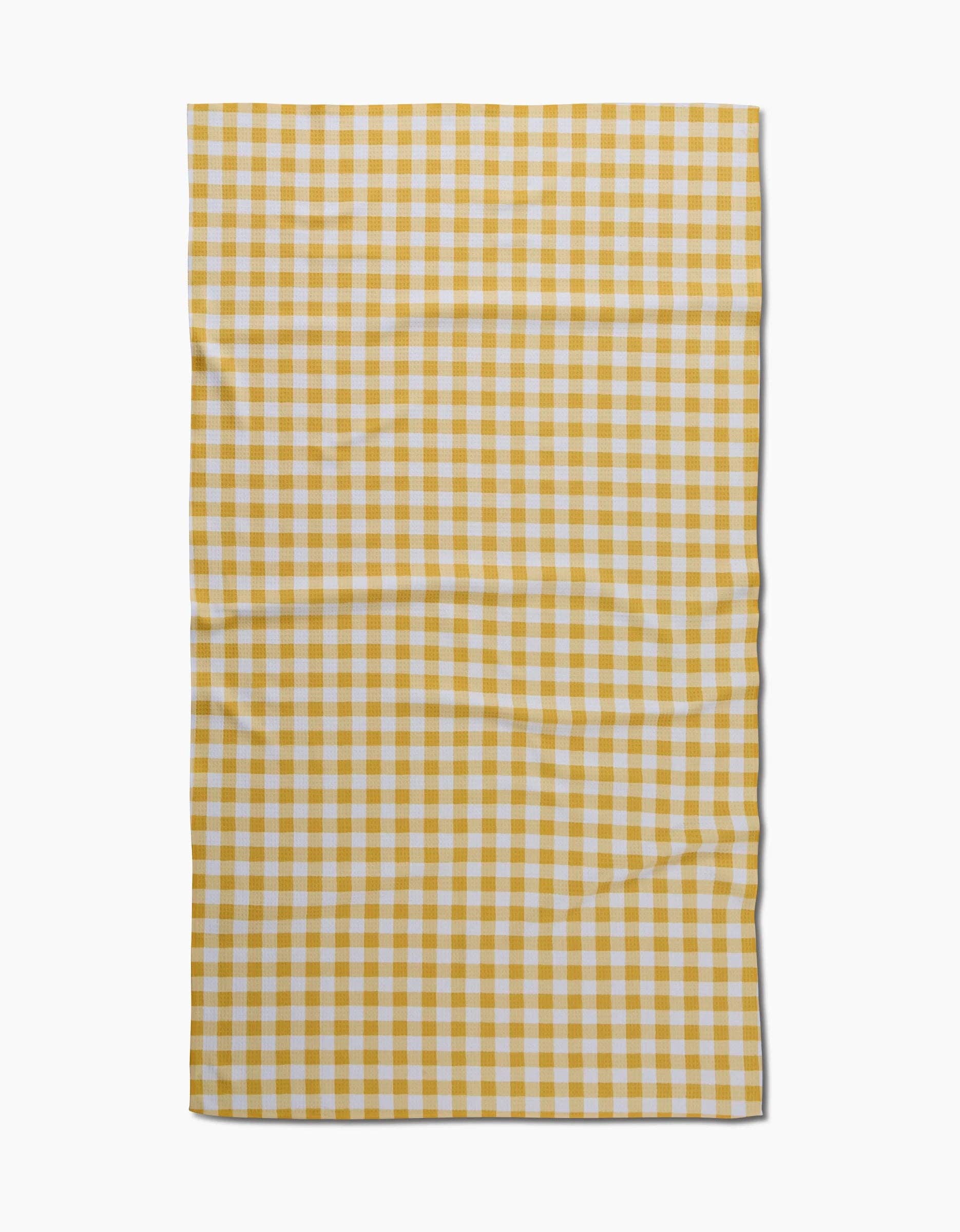 Golden Plaid Luxe Bath Towel - Thumbnail 3