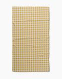 Golden Plaid Luxe Bath Towel