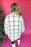 Z Supply: Plaid Tucker Jacket - Crystal Grey