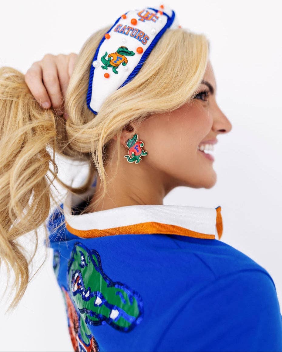 College Vault Florida Mascot Stud Earrings