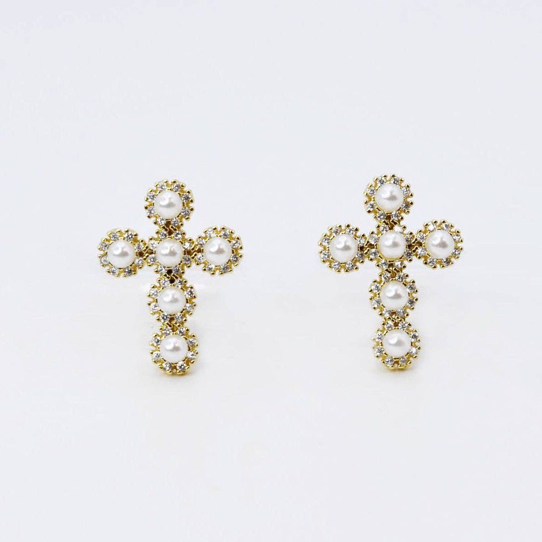 Serenity Pearl Earrings - B Social Boutique