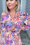 Left In The Dust Maxi - Mauve Print