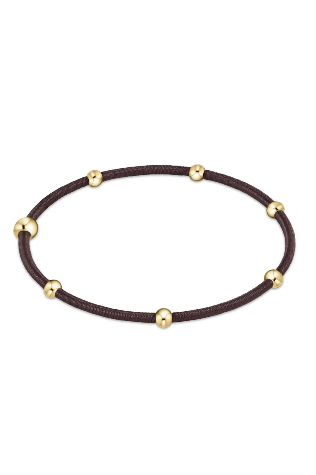 enewton: "E"ssentials Bronze Hair Tie Bracelet
