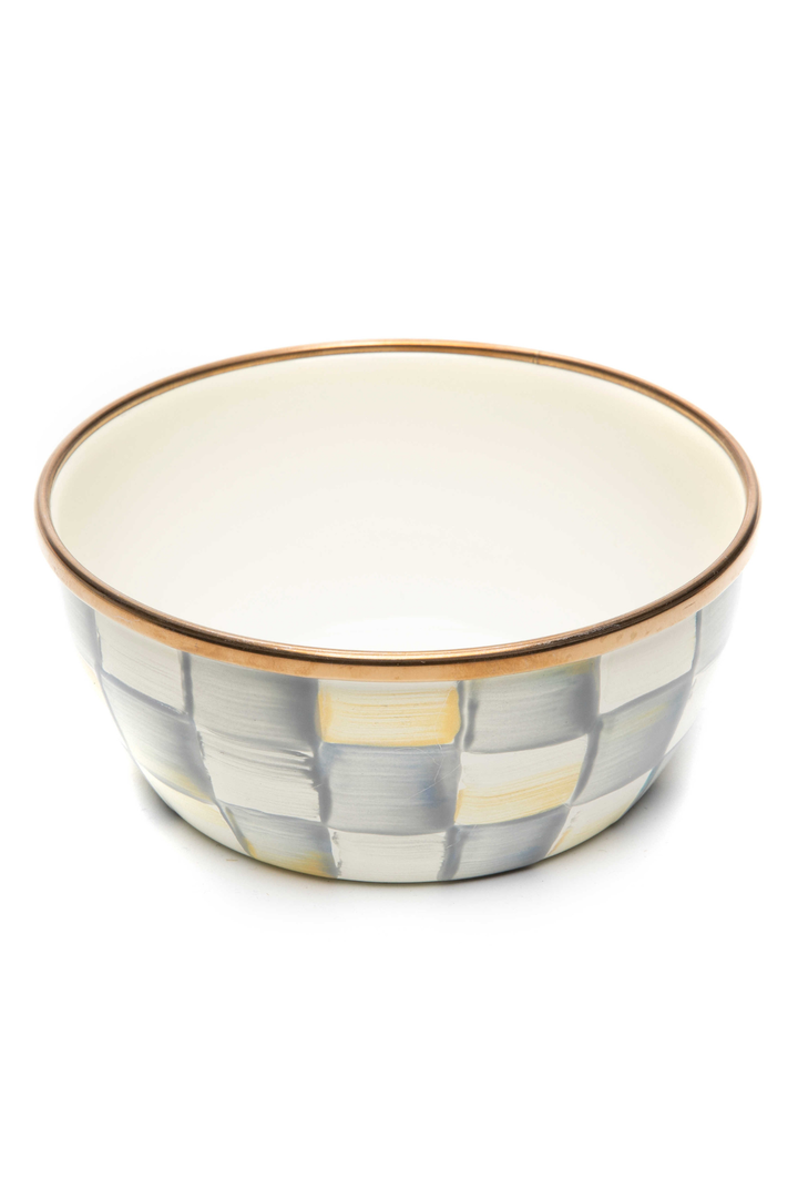 MacKenzie Childs: Sterling Check Pinch Bowl
