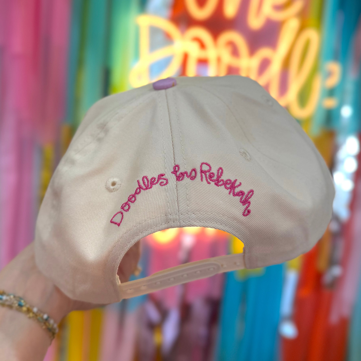 Thankful Grateful Stressed Embroidered Hat With Decorative Bill