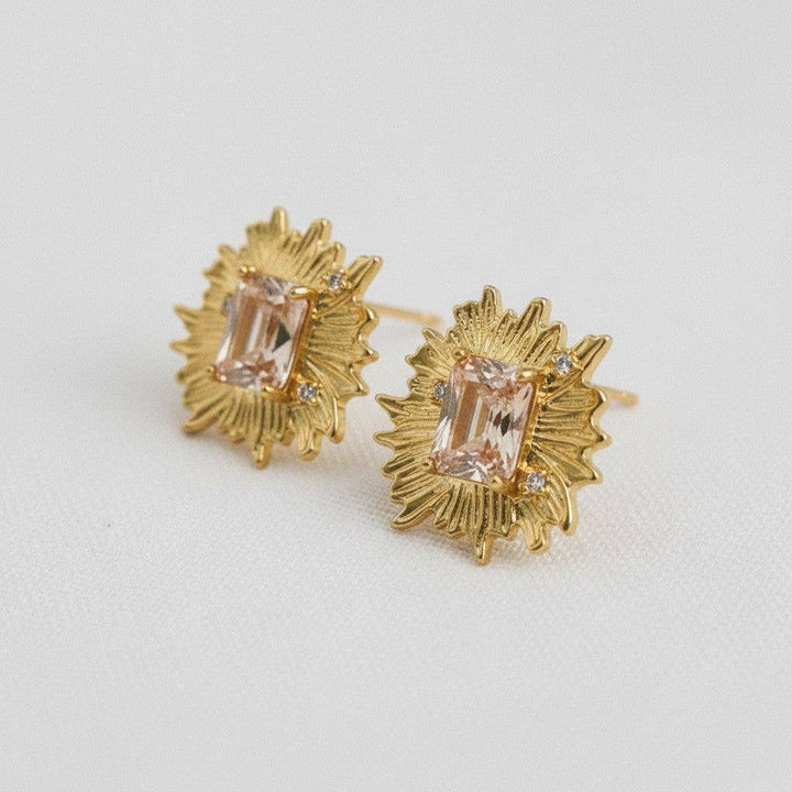 B Social Boutique Rhinestone Vintage Stud  