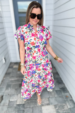 My Story Floral Midi Dress