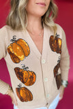 Simply Southern: Pumpkin Sequin Cardigan