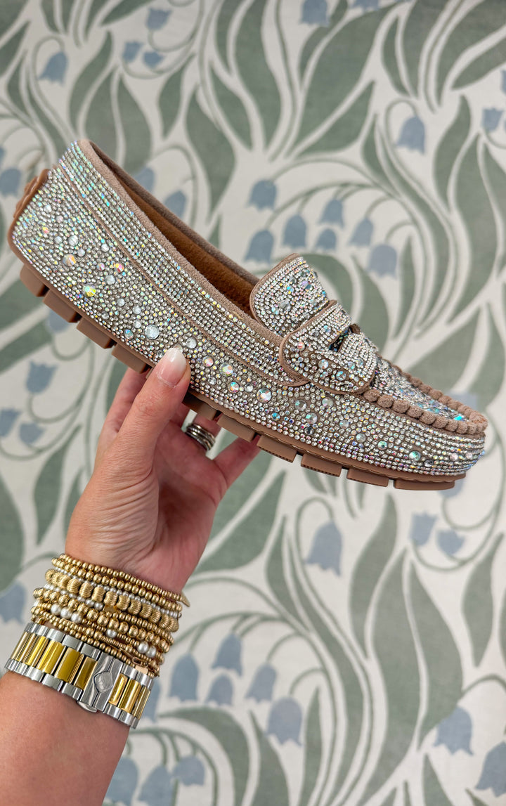 Corkys: Penny For Your Thoughts Loafers - Rhinestone