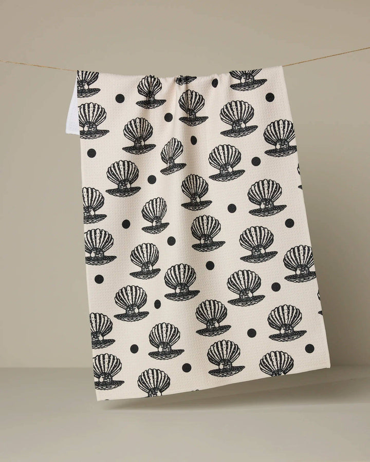 Disco Pearls Tea Towel