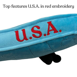 USA Map Stuffed States Mascot Plush Pillow
