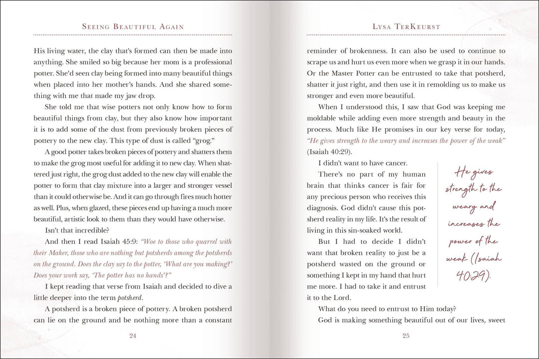 Seeing Beautiful Again Journal  - Lysa TerKeurst - B Social Boutique