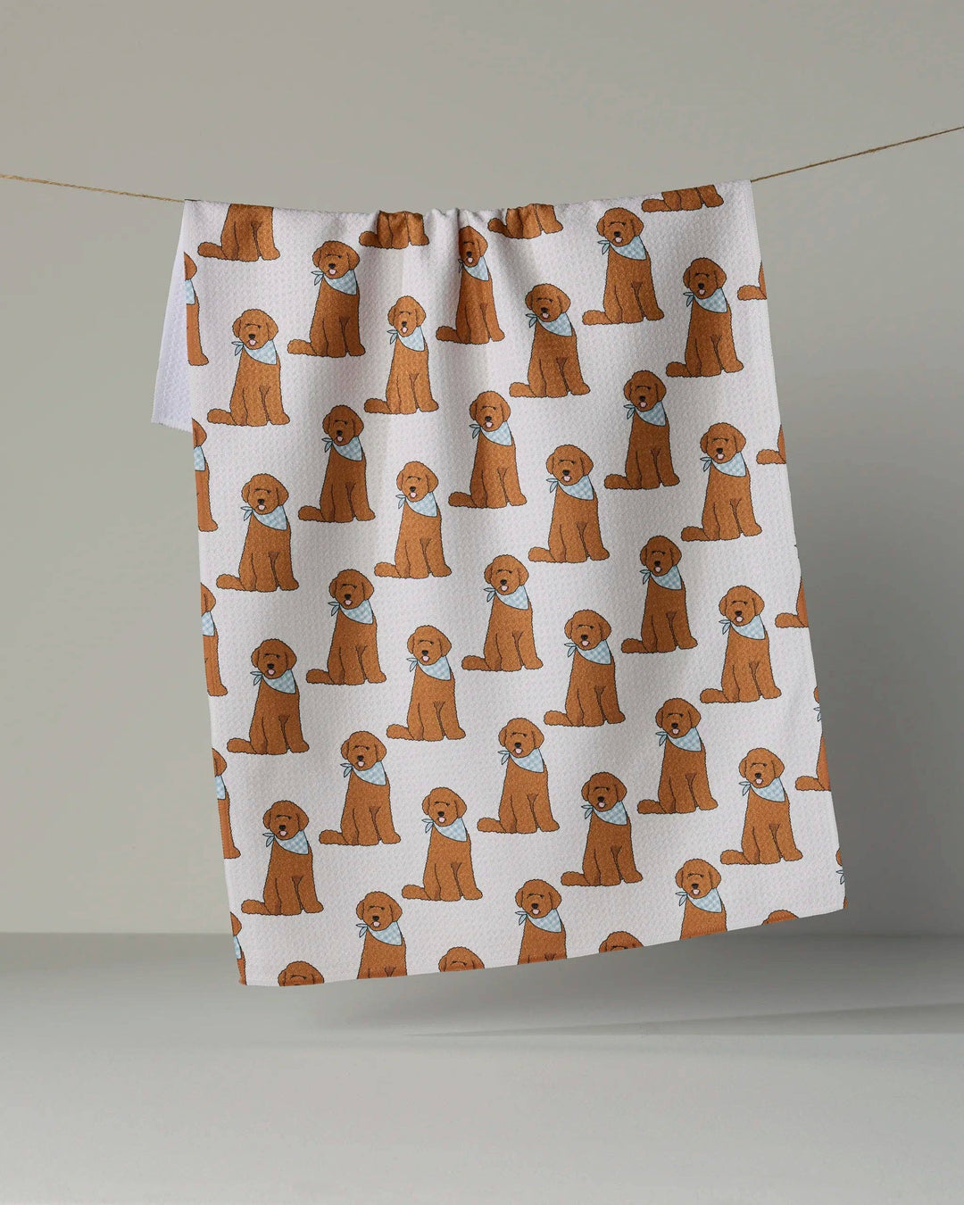 Doodle Days Tea Towel: Vanilla