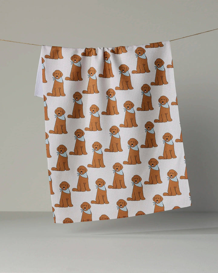 Doodle Days Tea Towel: Vanilla