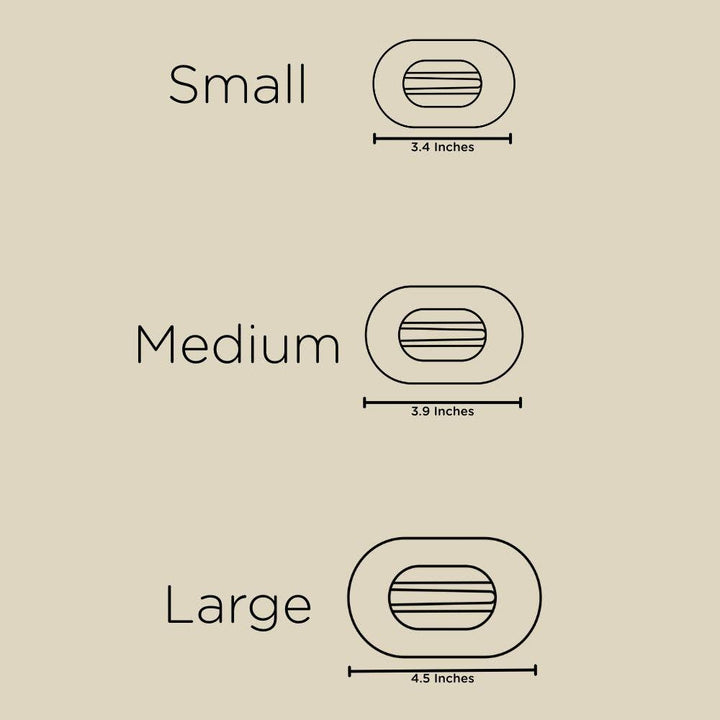 Flat Round Hair Clip | Medium | Red Carpet Ready