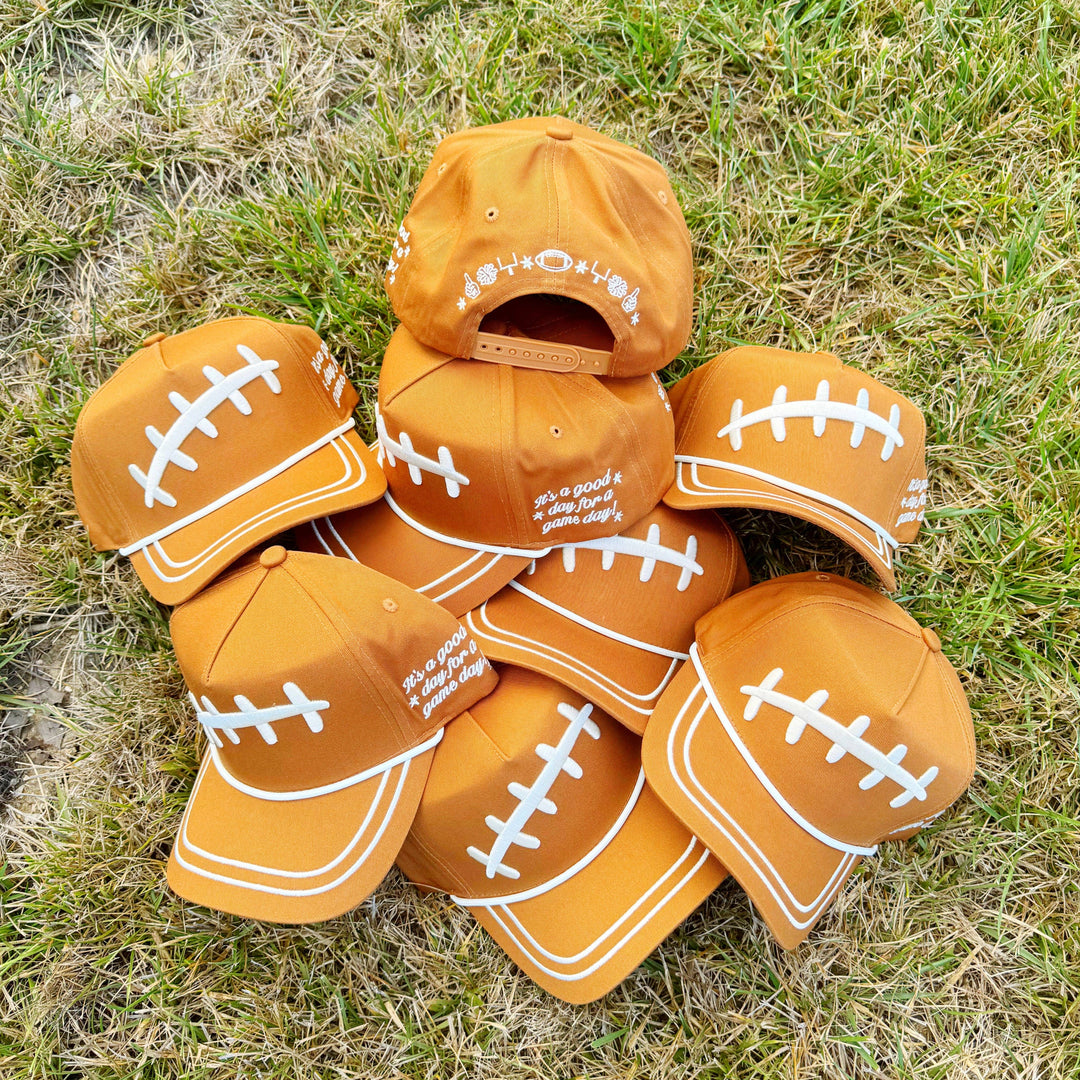 Football Laces Puff Hat