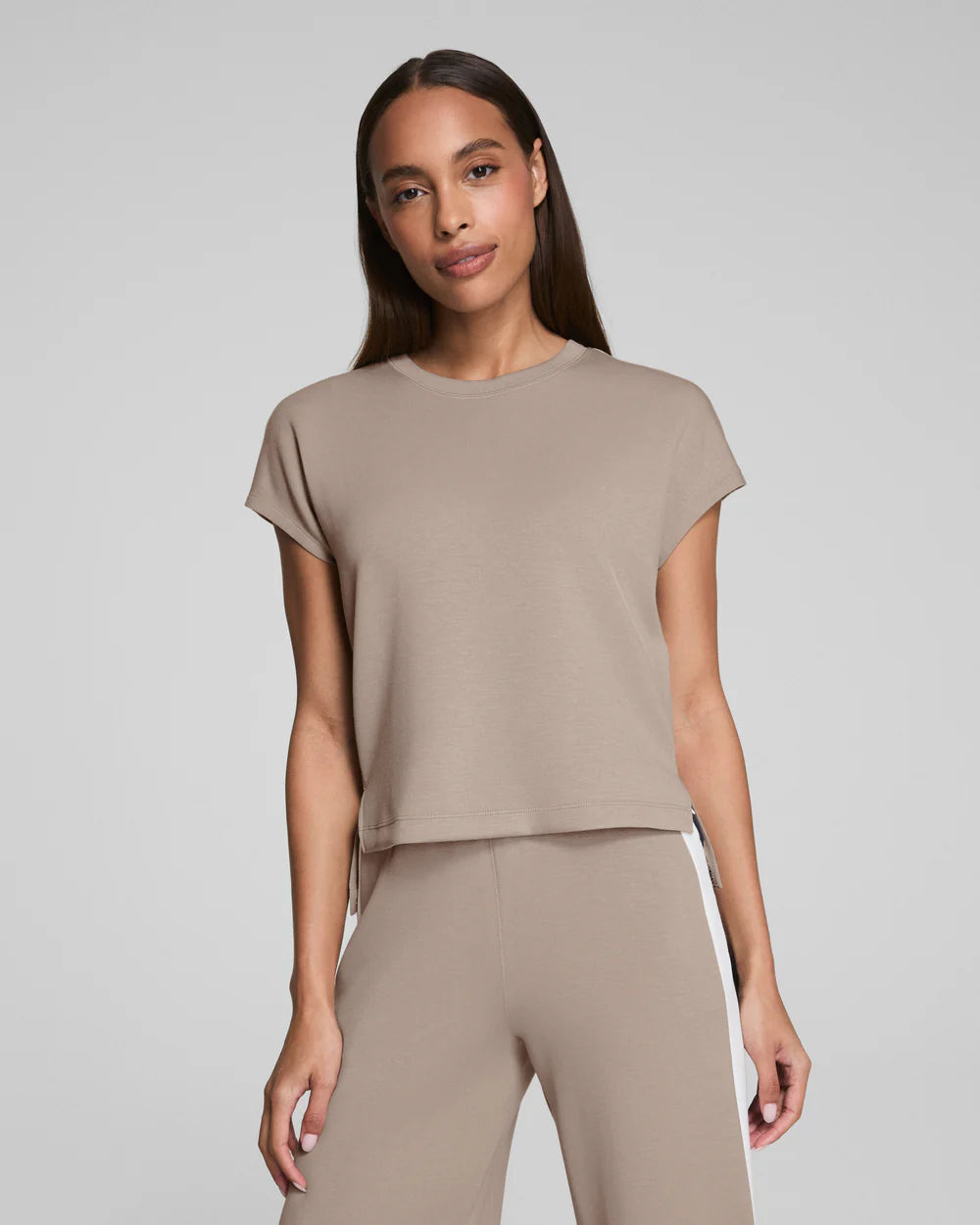 SPANX AirEssentials® Cap Sleeve Tee - Ashwood
